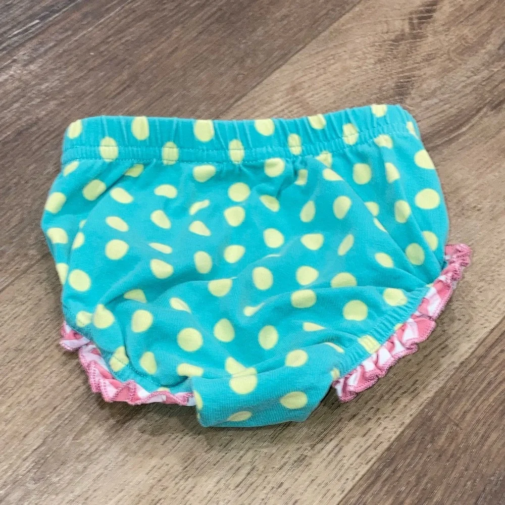 Matilda Jane Polka Dot Bloomers Diaper Cover Ruffles Spring 6-12m